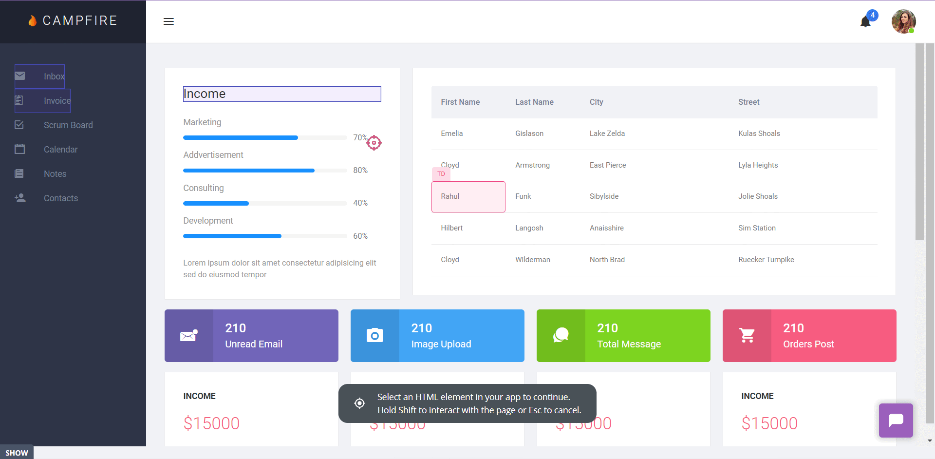 Event tagging in Userpilot