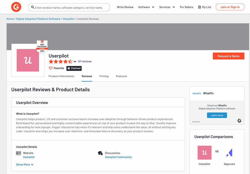 g2-userpilot-review-growth-loops