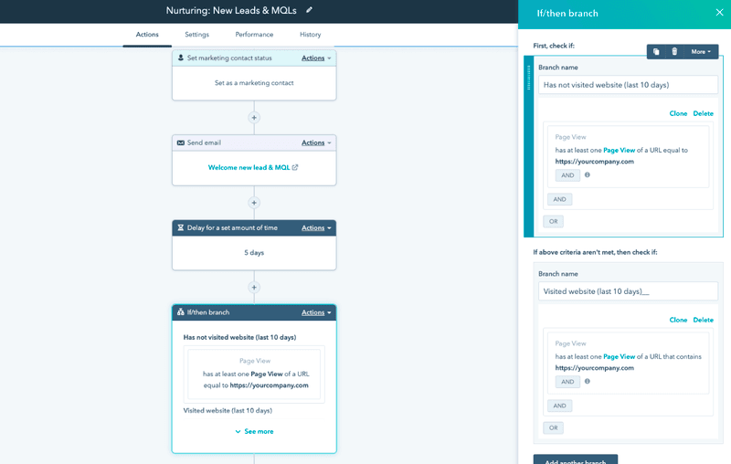 email flow builder for targeted email marketing