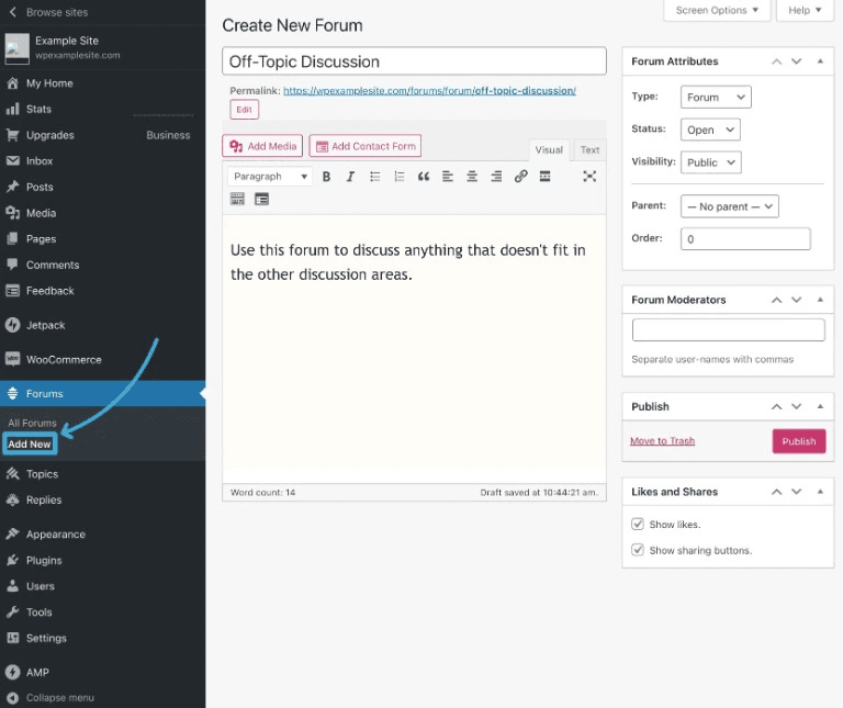 WordPress-user-generated-content