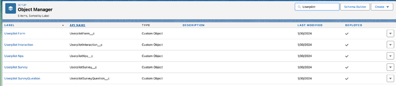 imported userpilot data