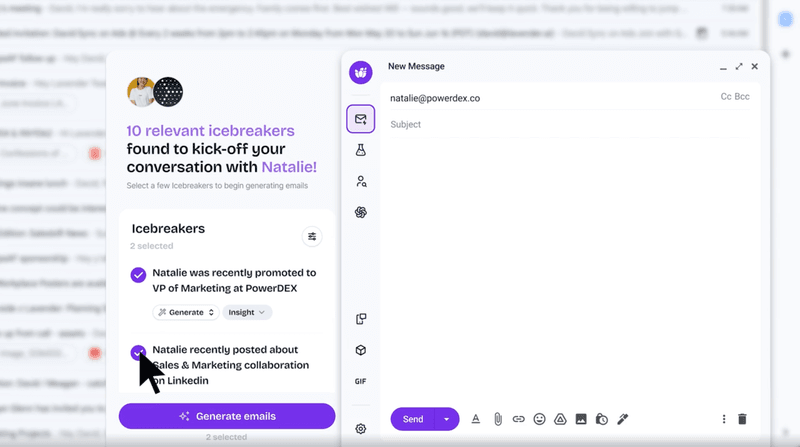 Lavender’s customer feedback collection.