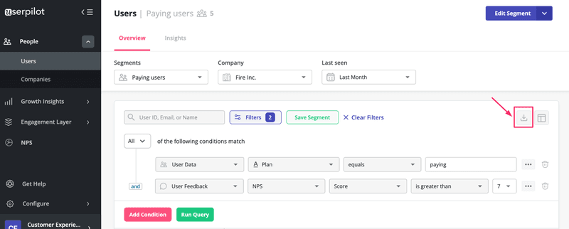 NPS score segmentation