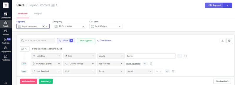 userpilot user segmentation