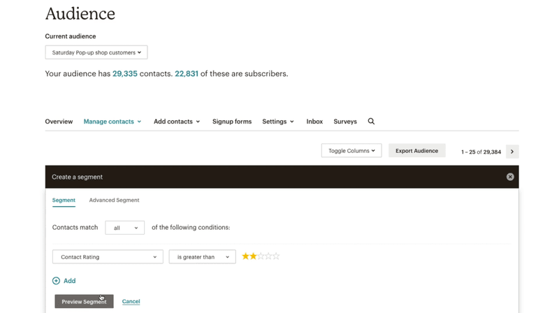 Mailchimp marketing automation software