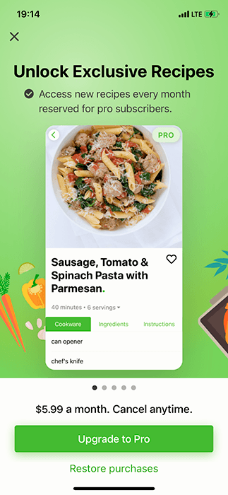 Easy upgrade UI