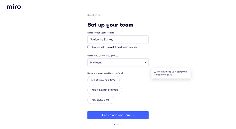 miro signup flow