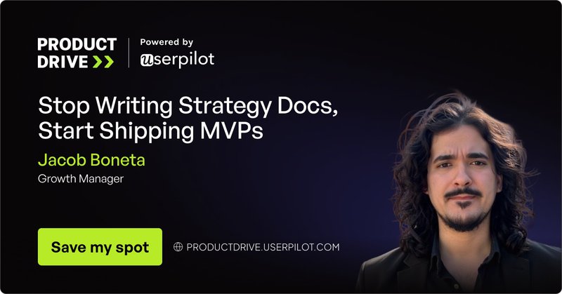 See how you can implement Jacob’s build-first approach at Product Drive.