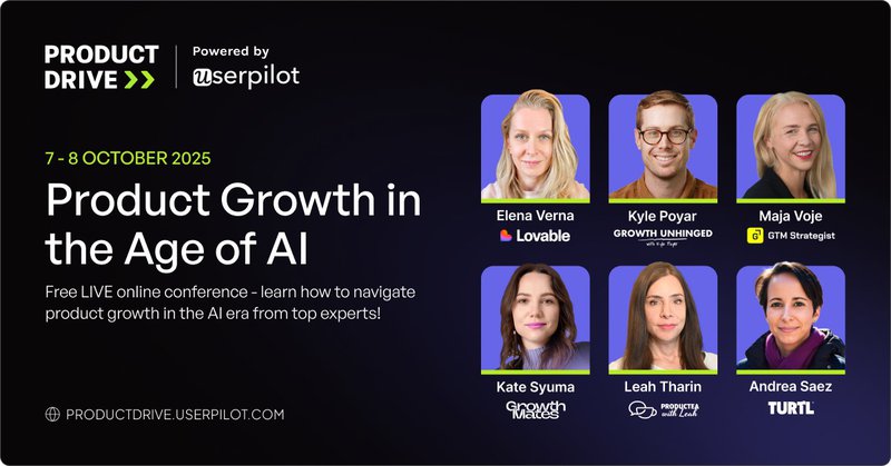 Top product leaders share AI-era growth strategies at Product Drive 2025.