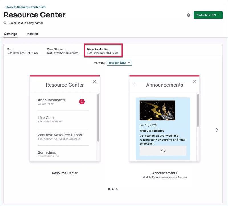 Pendo’s resource center.
