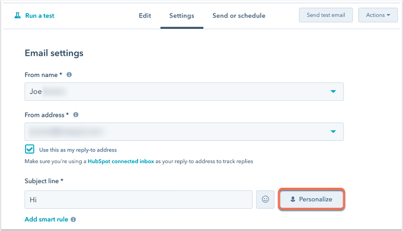 personalize targeted email marketing