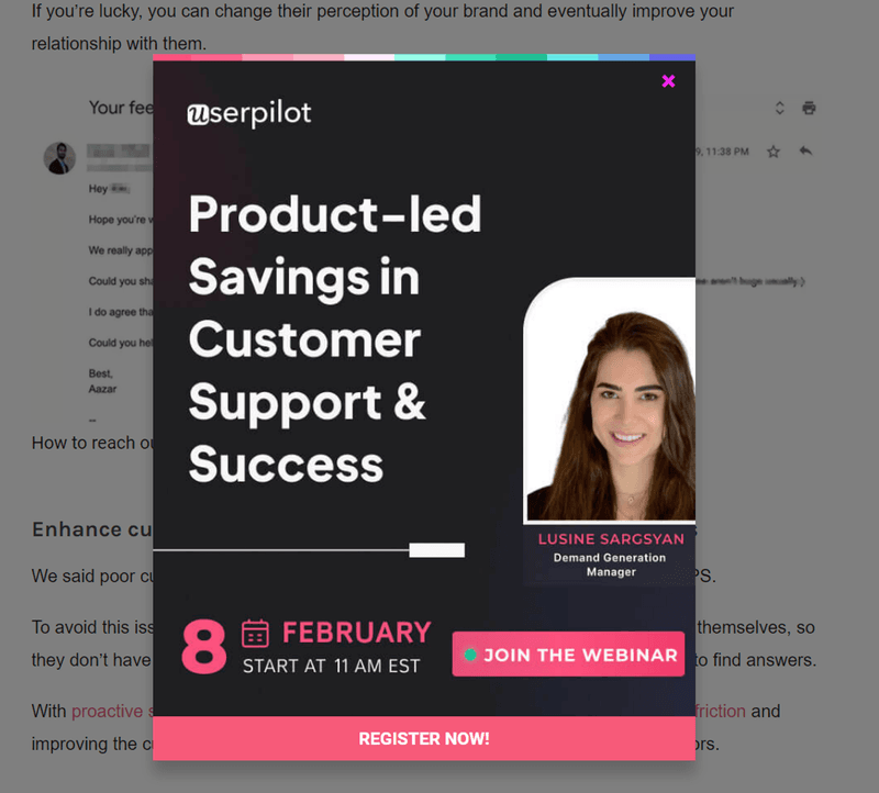 userpilot webinar education product adoption examples