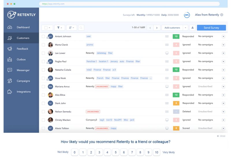 retently-bottom-screen-nps-survey-example-in-app-nps-survey