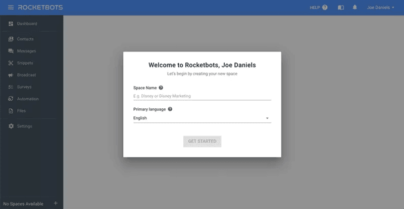 rocketbots-product-walkthroughs