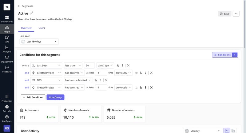 userpilot segmentation