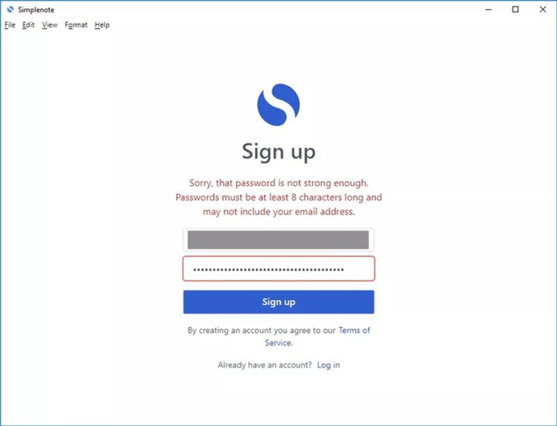 Micro-interaction examples: Simplenote