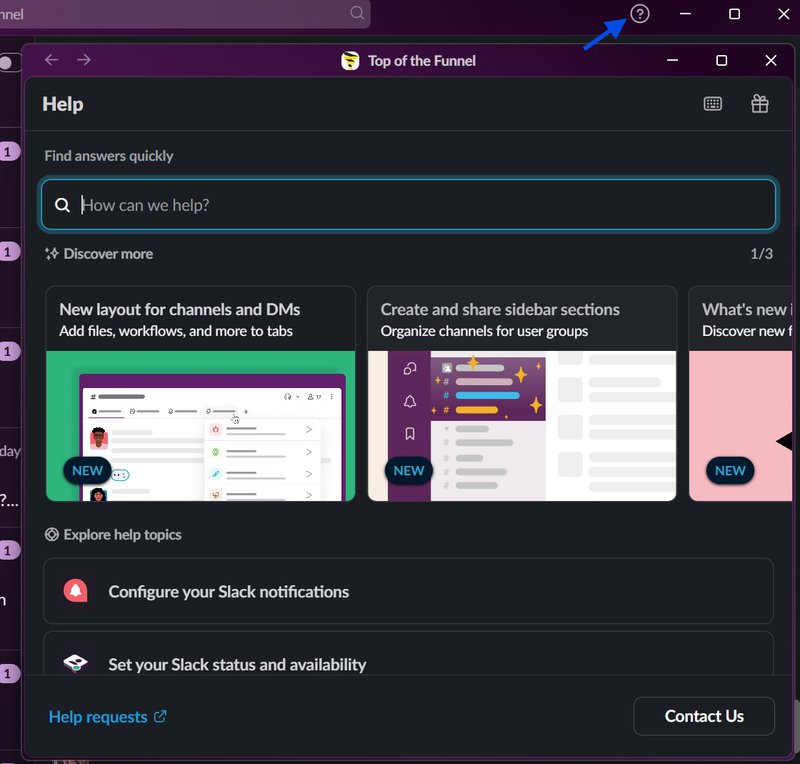 Slack-in-app-resource-center-for-user-training