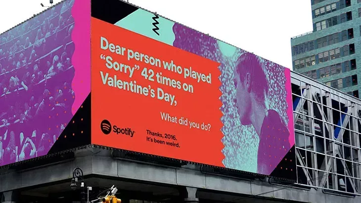 Spotify core message example