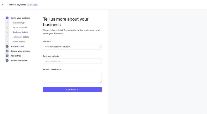 stripe onboarding wizard 4
