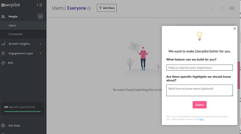 resource center submit a feature request