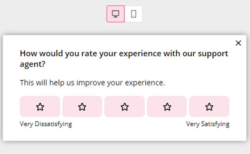 Rating scale survey