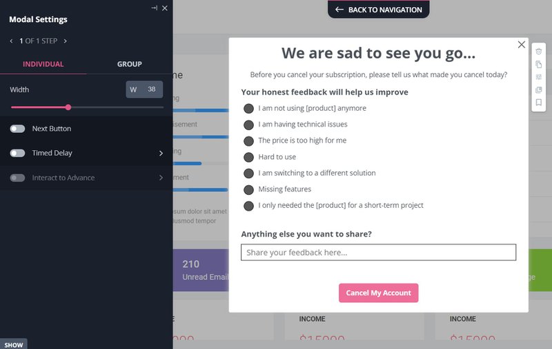 Userpilot Churn Survey