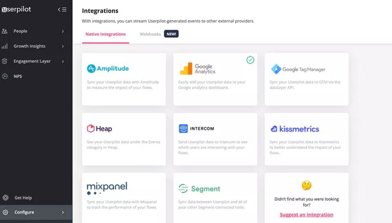 Userpilot Integrations