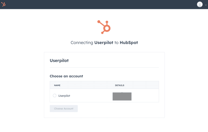 Choose your Userpilot account