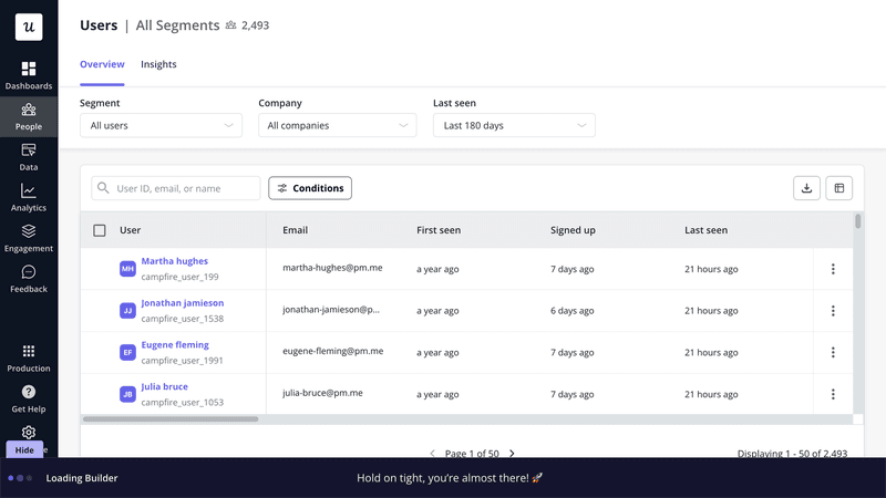 Micro-interaction examples: Userpilot’s preloader