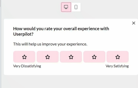 Userpilot customer survey