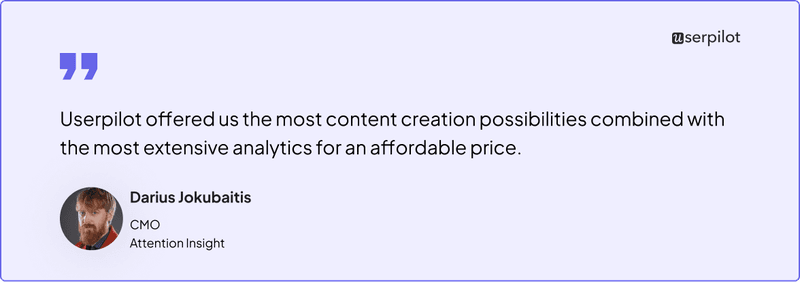 userpilot pricing testimonial