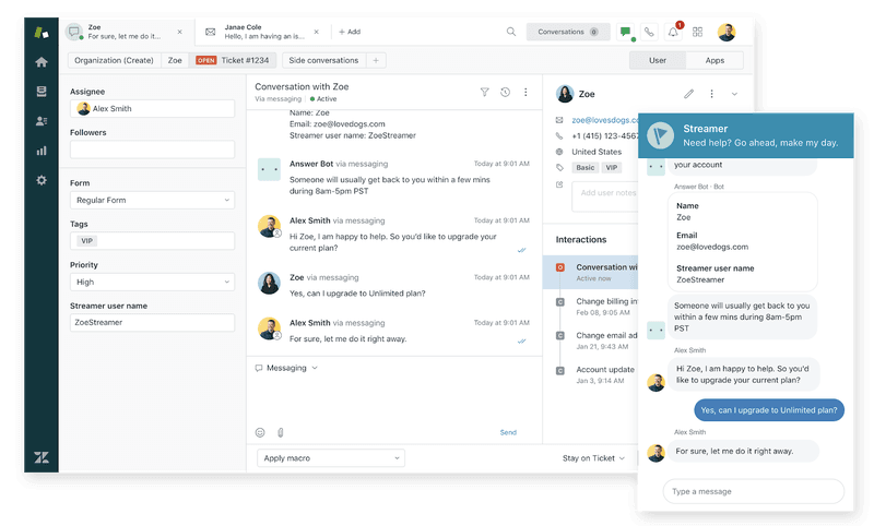 Customer success platforms: Zendesk