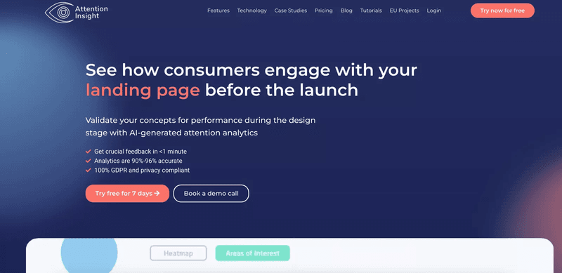 Attention Insight website