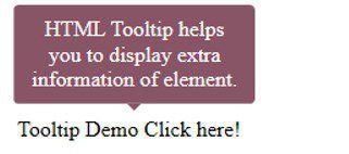 html tooltip