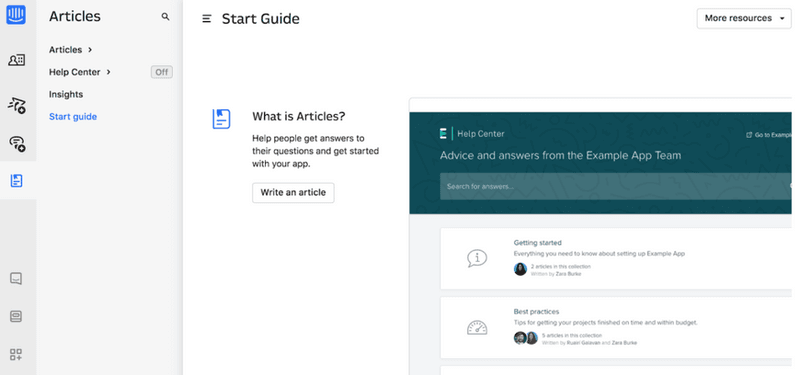 Intercom Knowledge Base