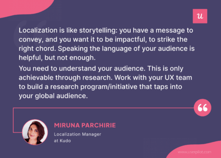Miruna Parchirie believes that software localization is about making the right impact on target users
