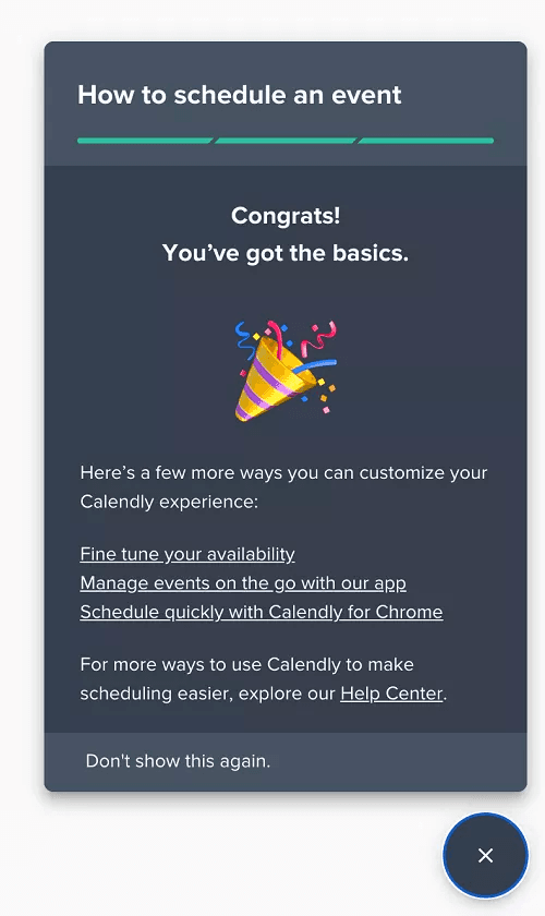 SaaS gamification Calendly