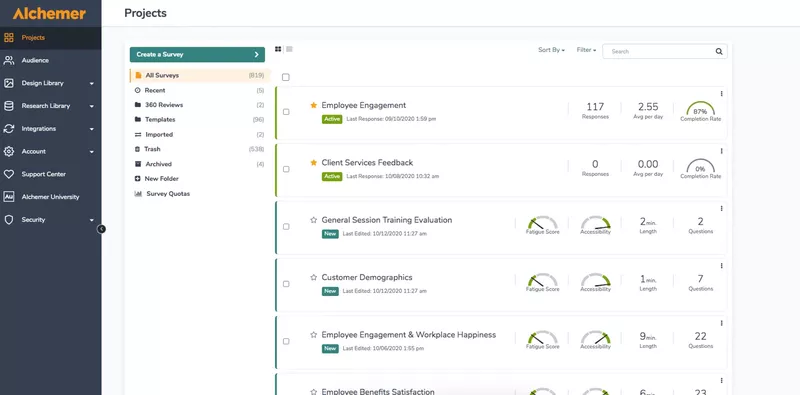 App feedback tools: Alchemer