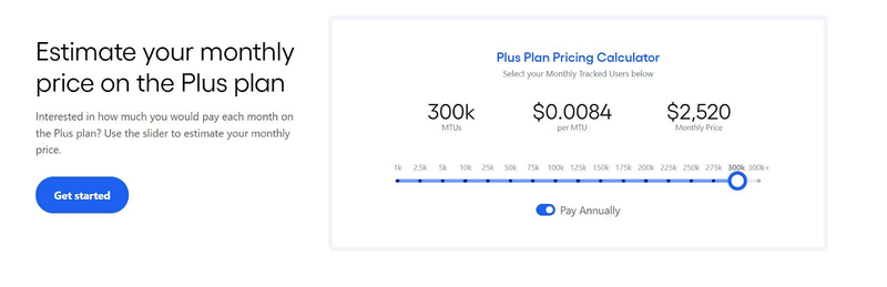 Amplitude pricing for 300k MTUs.