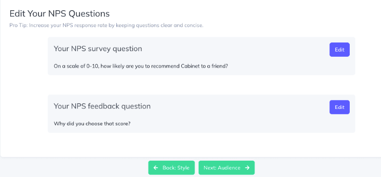 Appcues-NPS-survey