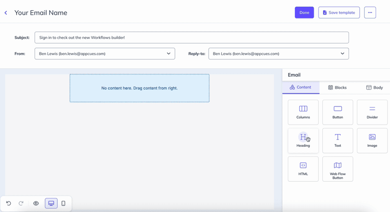 email marketing tools appcues