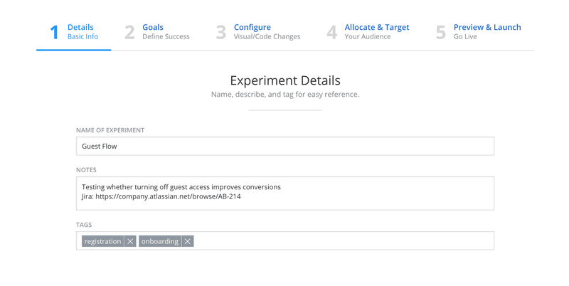 Apptimize A/B testing tool