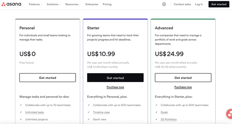 asana-pricing-product-design-tools