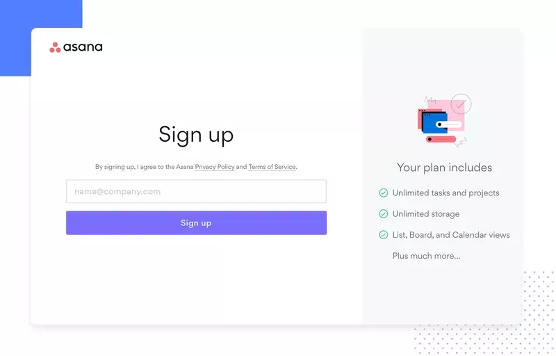 Customer onboarding process: make signup frictionless