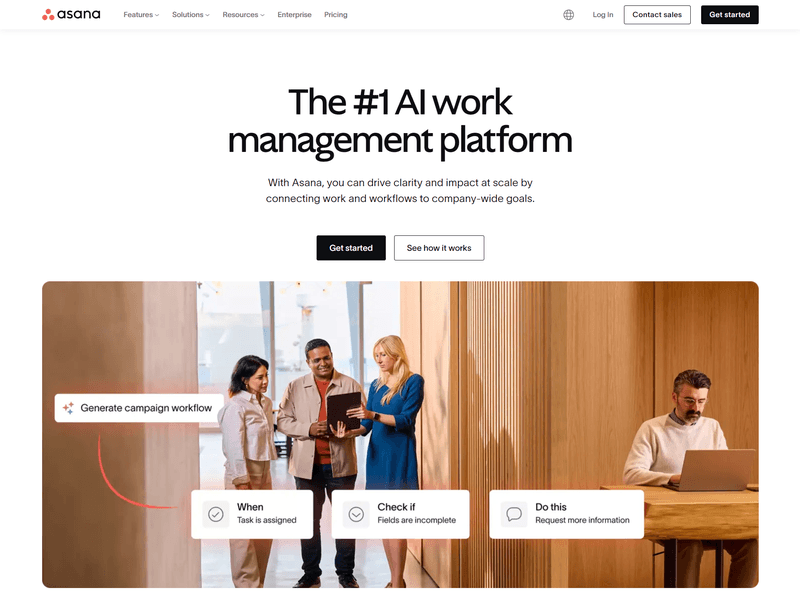 asana product management software