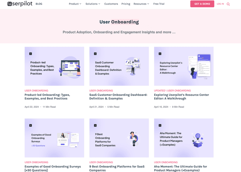 Userpilot product-led blog