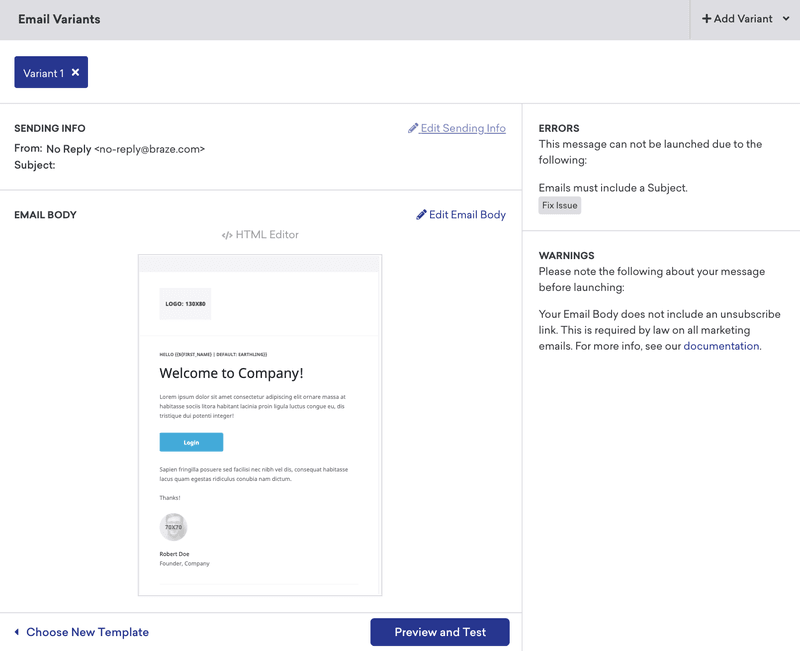 braze email marketing tools