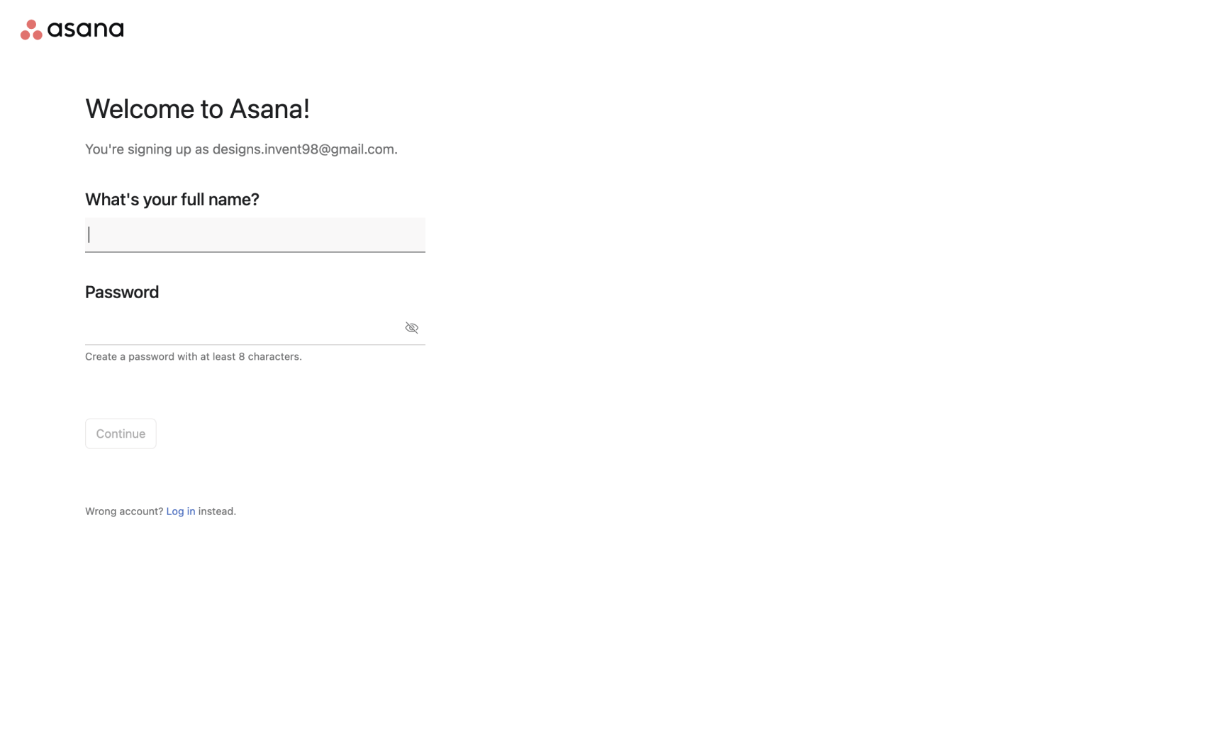 Asana employs a simple but effective onboarding process.