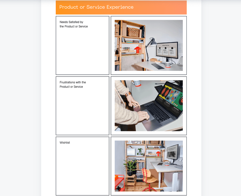 Marketing persona template