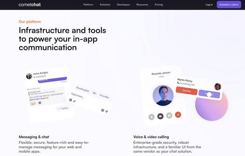 Cometchat website
